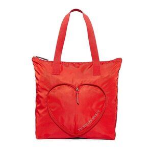 Victoria's Secret V-Day Red Heart Packable Travel Tote Bag